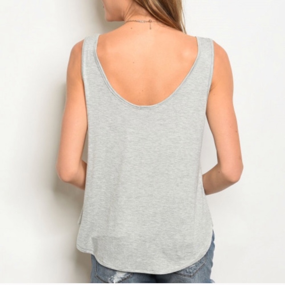 ONE LEFT!SMALL! Sorry I’m Late tank top!! - Picture 2 of 3